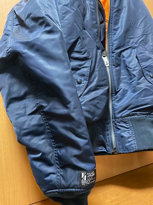 中田商店VALLEYAPPARELバレイアパレルフライトジャケットネイビー