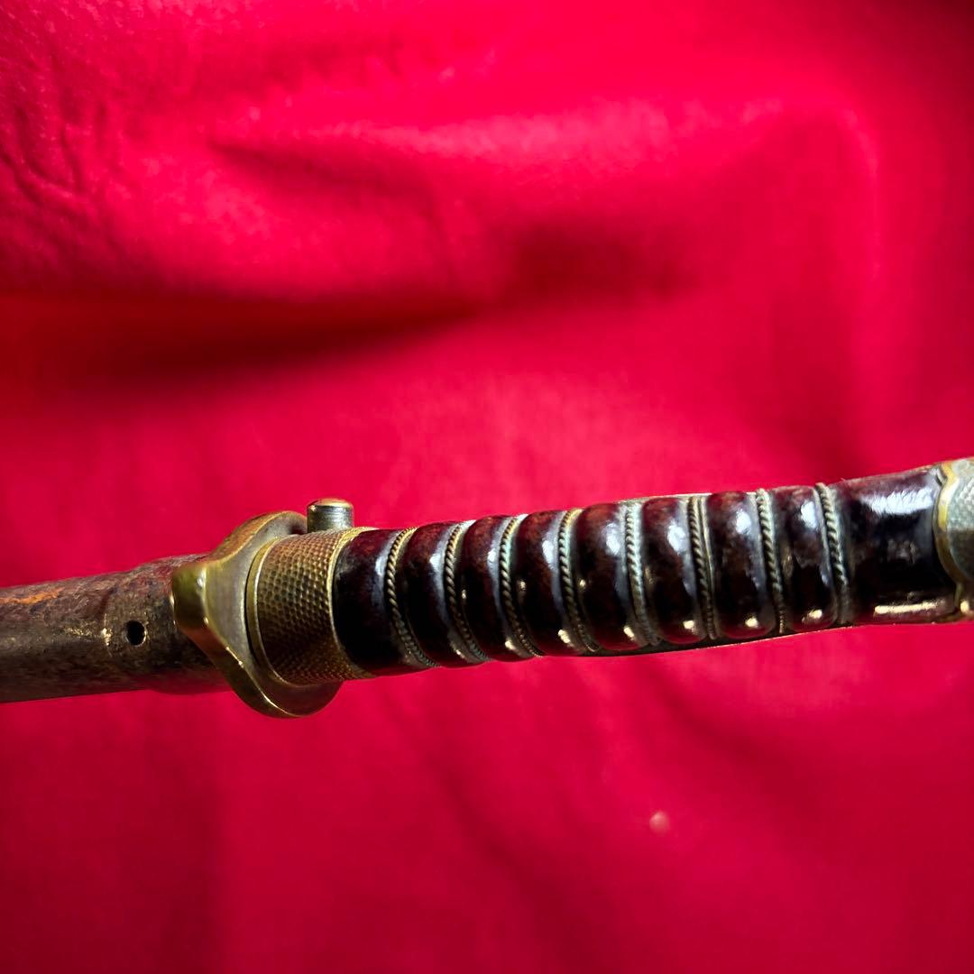 指揮刀　儀礼用　サーベル　旧日本警察　切断済み　刃無し　歴史的資料　コレクション
