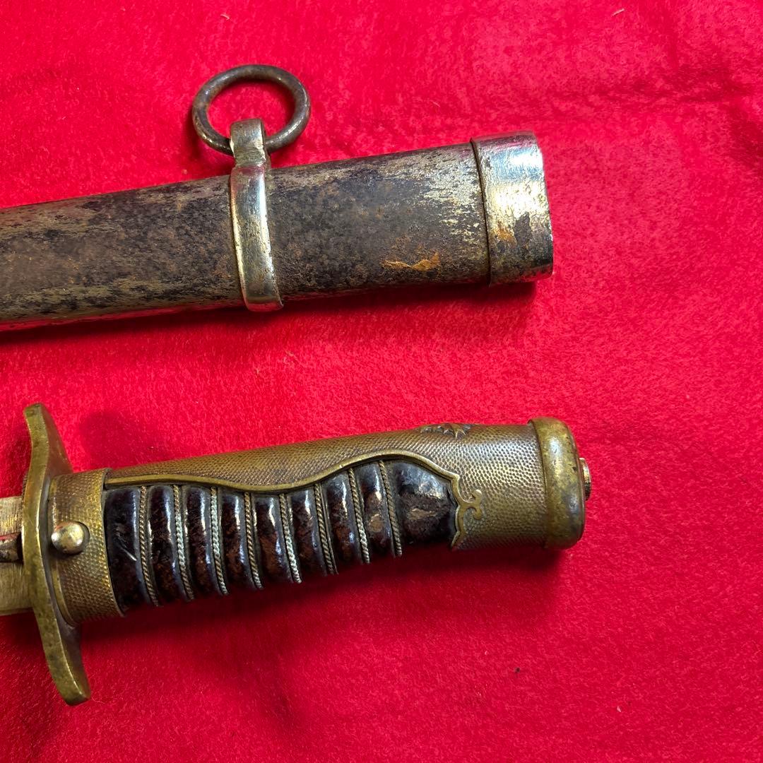 指揮刀　儀礼用　サーベル　旧日本警察　切断済み　刃無し　歴史的資料　コレクション