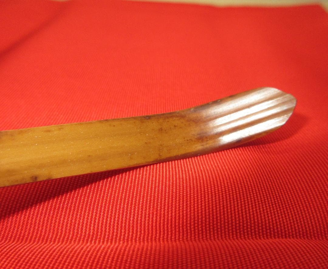 送料込【逢絢亭】茶道具 茶杓 銘「花の宴」大徳寺 長谷川寛州 共箱入り