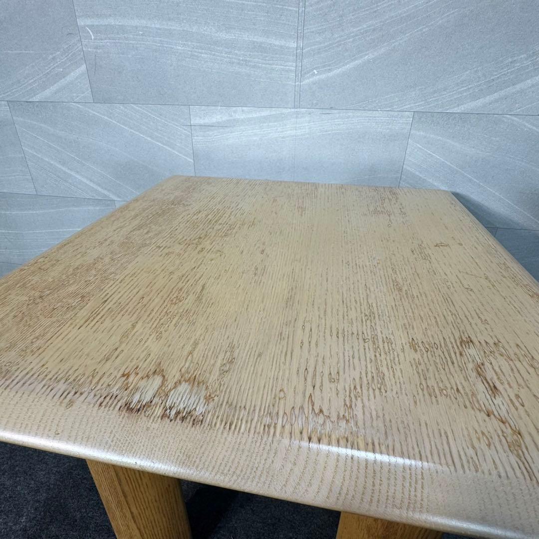 SHIRAKAWA リビングテーブル 無垢材 60cm 正方形 ミニ d4609