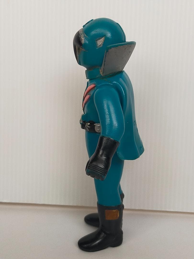 ポピー　アオレンジャー　１３ｃｍ　ソフビ　当時物　ゴレンジャー