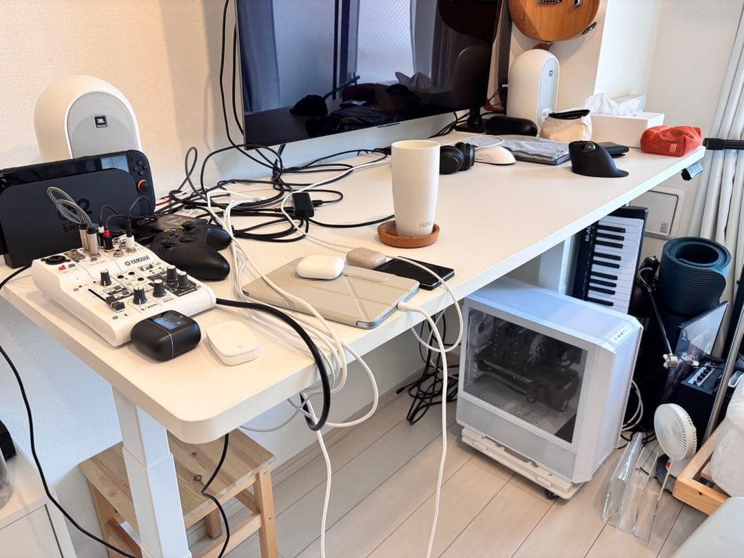 VERNAL PD3 幅160 奥行き70 電動昇降デスク ホワイト