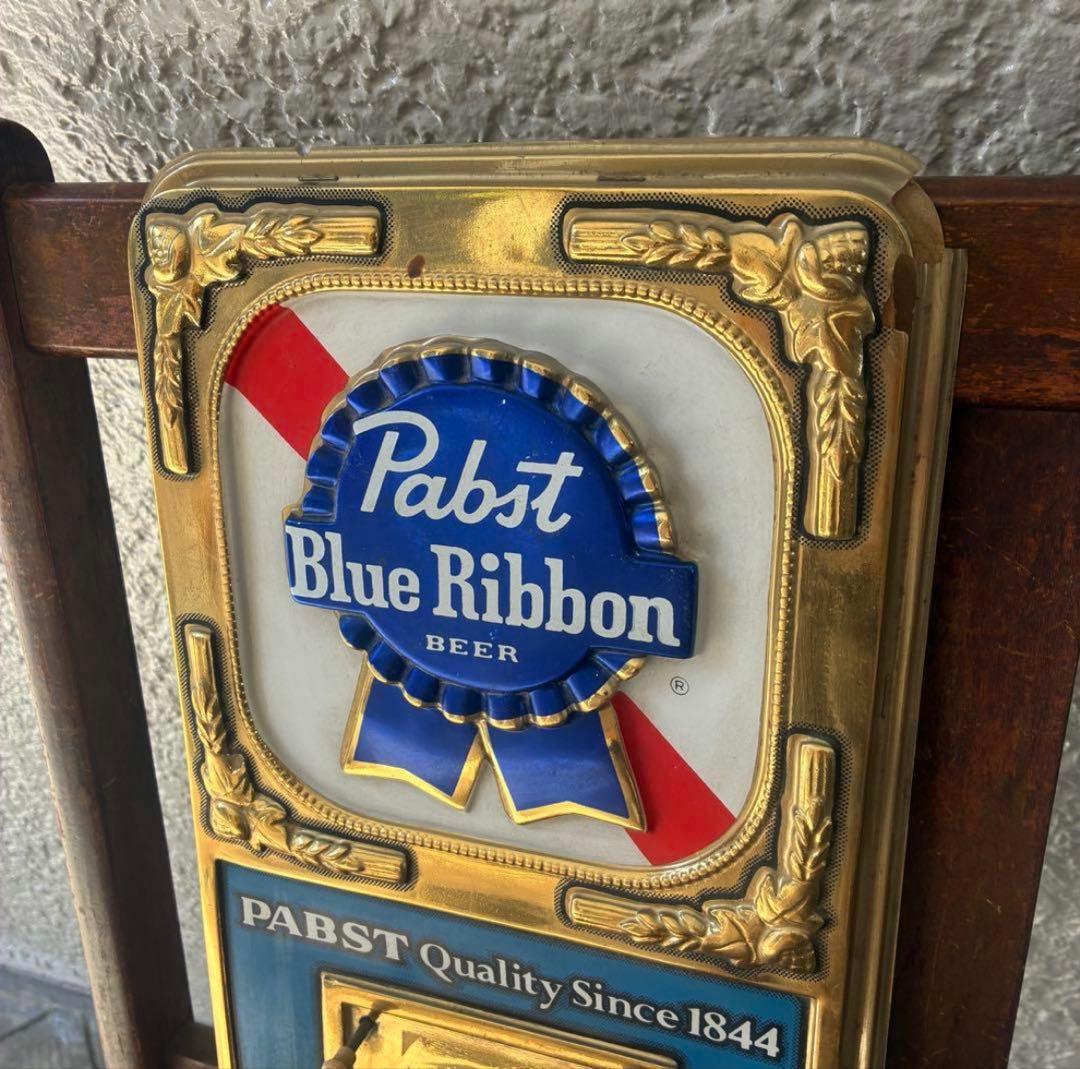 Pabst blue ribbonアメリカン　アンティークUSAビール　看板