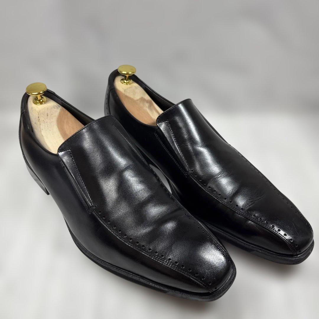 アシックス ランウォーク WR321J スリッポン スワールトゥ 黒 25.5