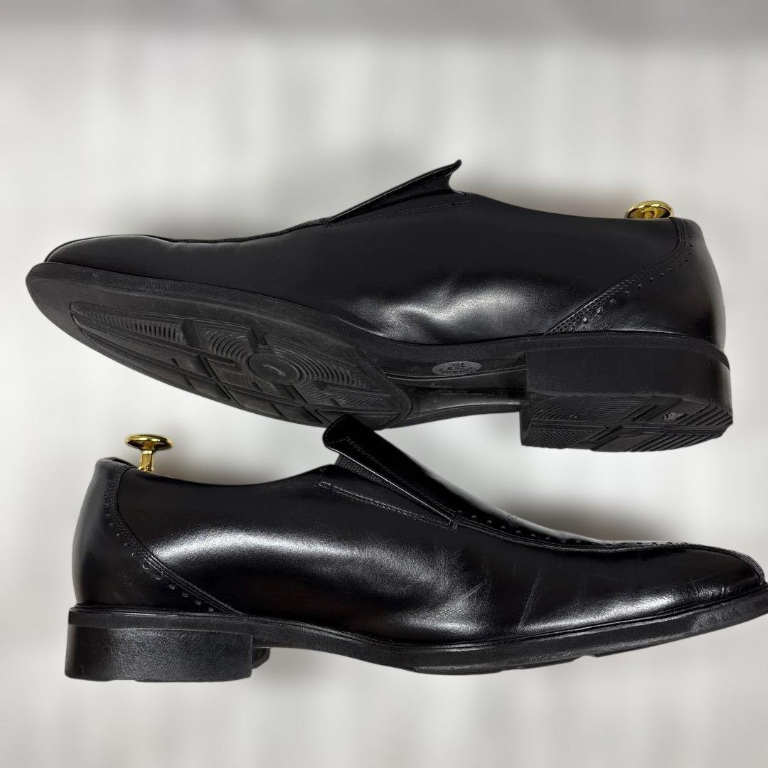 アシックス ランウォーク WR321J スリッポン スワールトゥ 黒 25.5