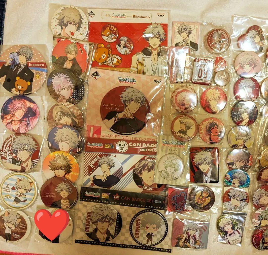 うたプリ　カルナイ　黒崎蘭丸　缶バッジ