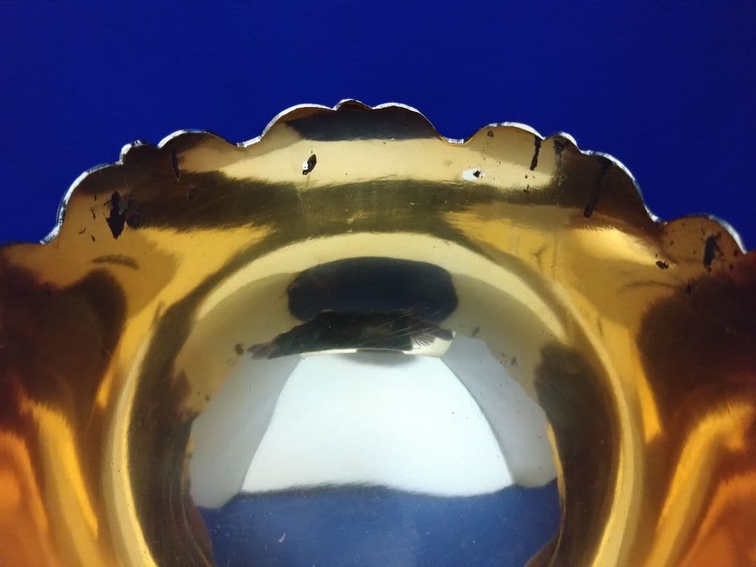 1950s アンティーク 銀メッキ　モンティースボウル ライオン装飾 EPM