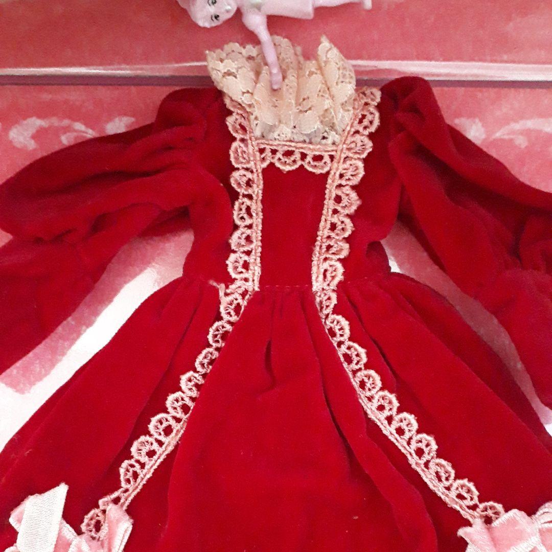 当時物 昭和レトロ ロマンチックシリーズ リカちゃん タカラバービー ドレス