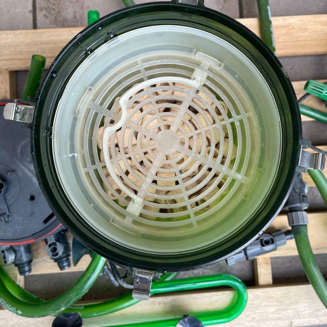 EHEIM ポンプ・フィルター 2213 ⅹ2+ ダブルタプx4 ろ材付き