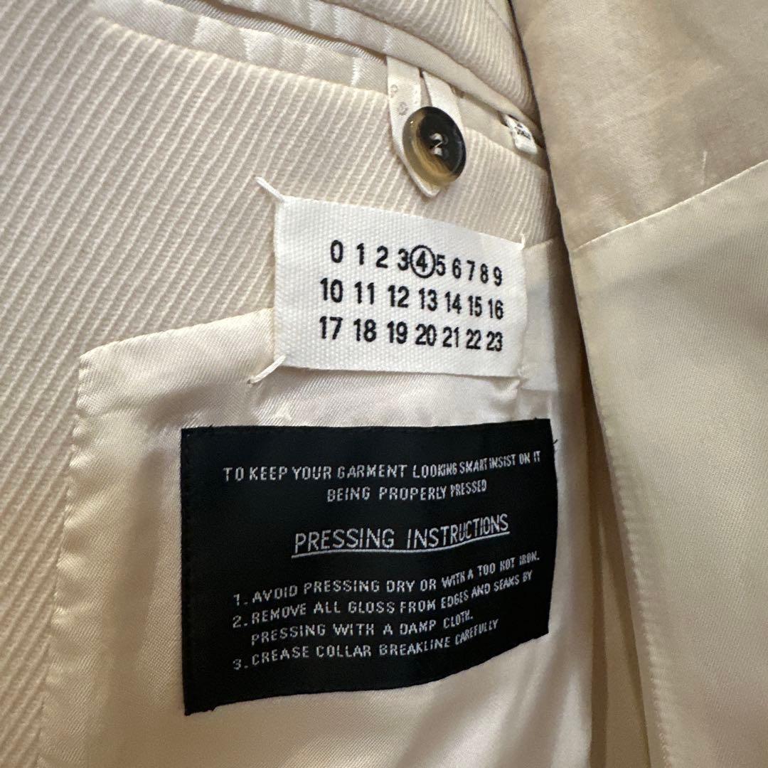 MaisonMargela メゾンマルジェラ　40 アイボリー　ロングコート