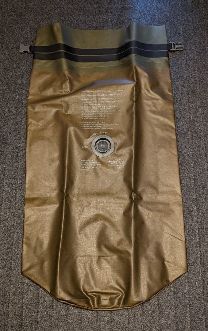米軍　実物　SEAL LINE MACS SACK 65L
