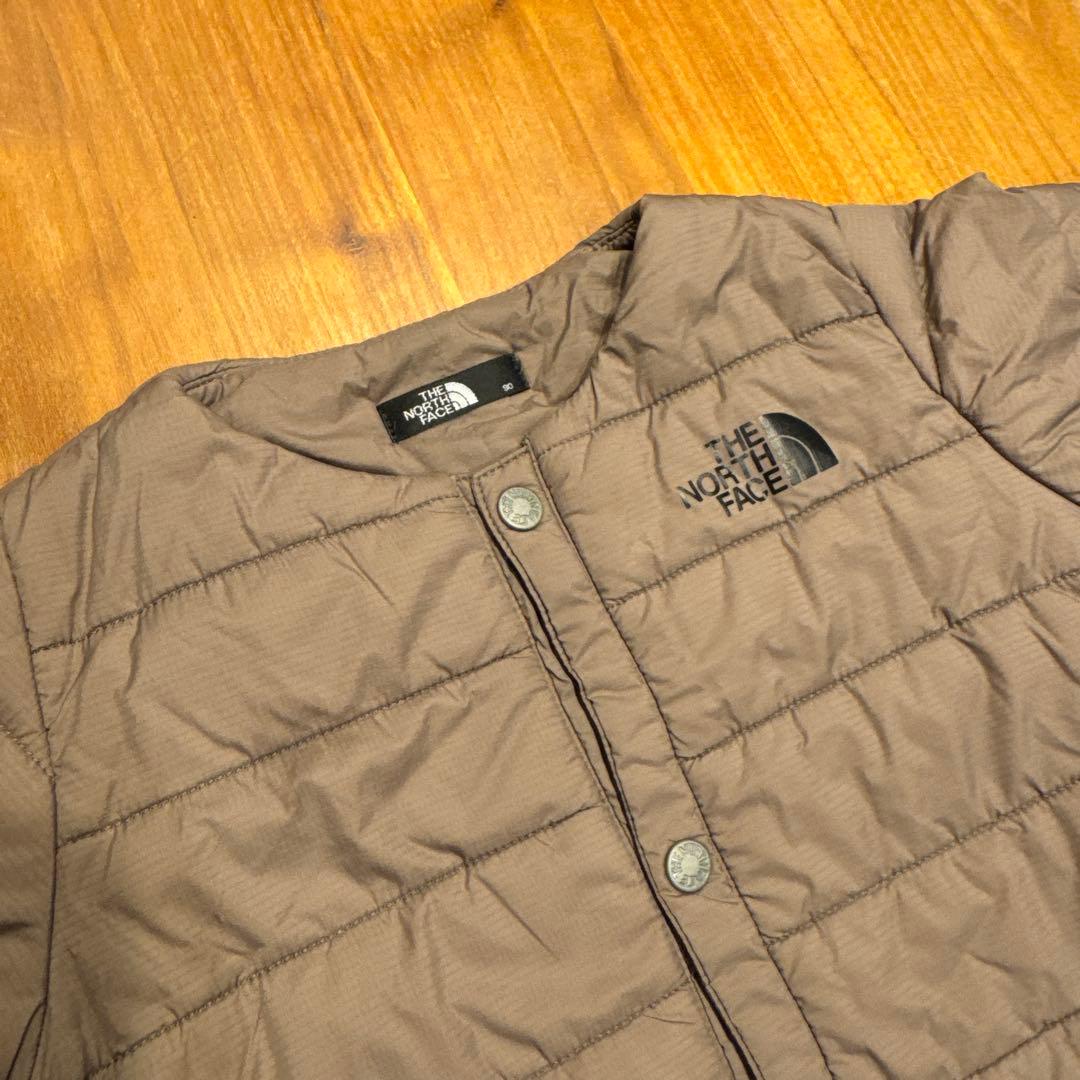 ノースフェイス　マイクロゼファーカーディガン（べビー）収納袋付き　90