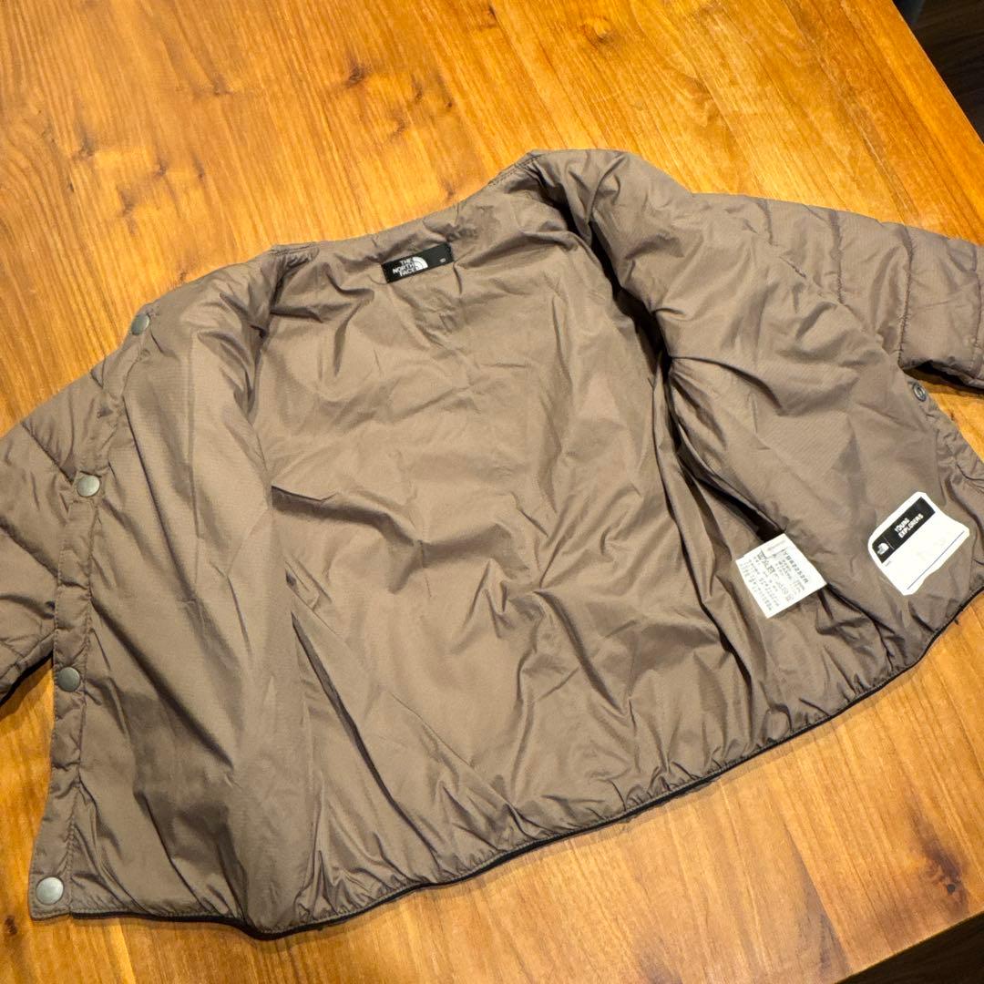 ノースフェイス　マイクロゼファーカーディガン（べビー）収納袋付き　90