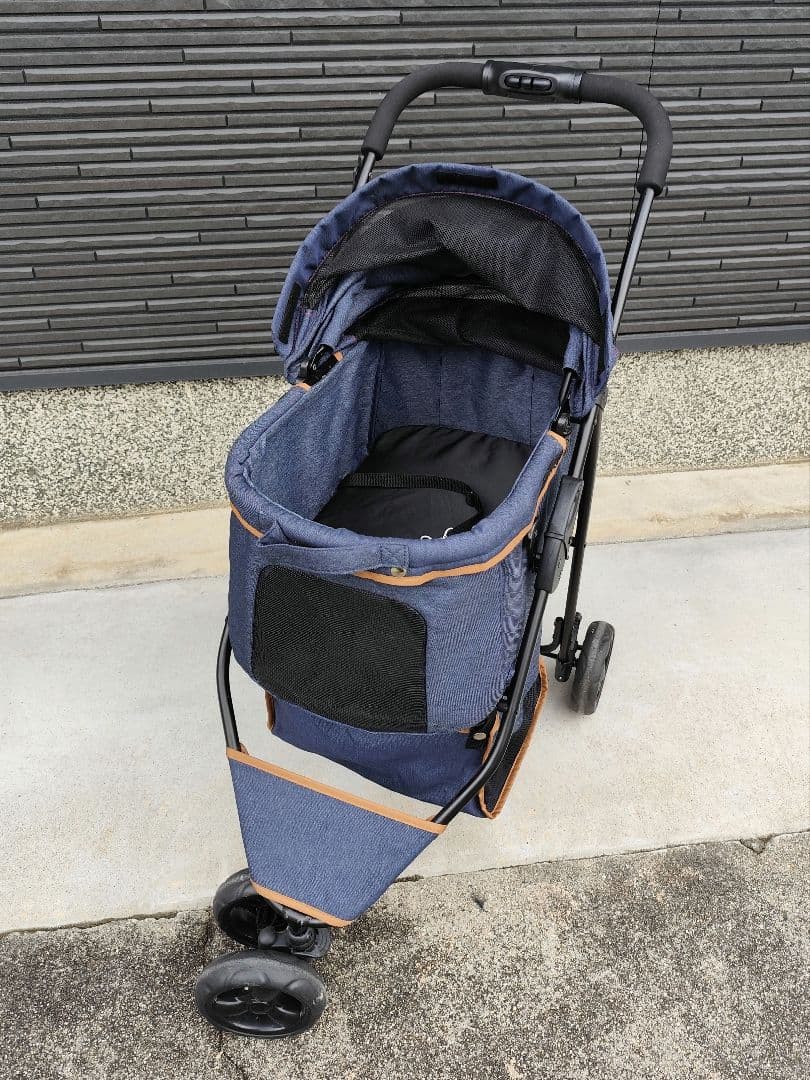 GEX わんわんカート スマートハンディ Safety デニム ペットカート