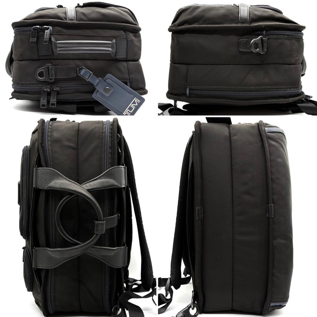 美品 トゥミ 3way ビジネスバッグ リュック A4 PC可 メンズ ブラック
