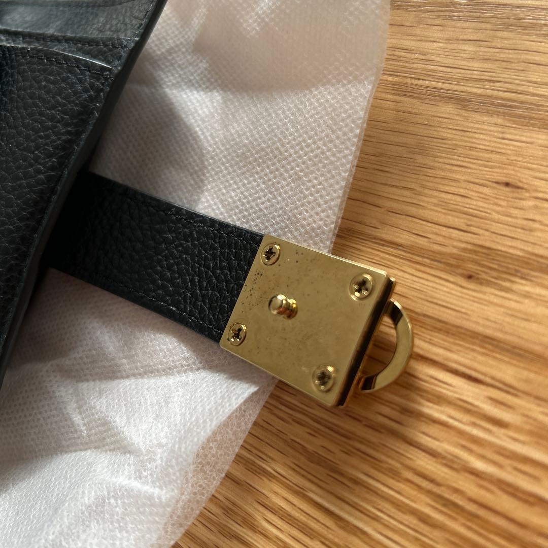 Cafuneブラック二つ折り財布