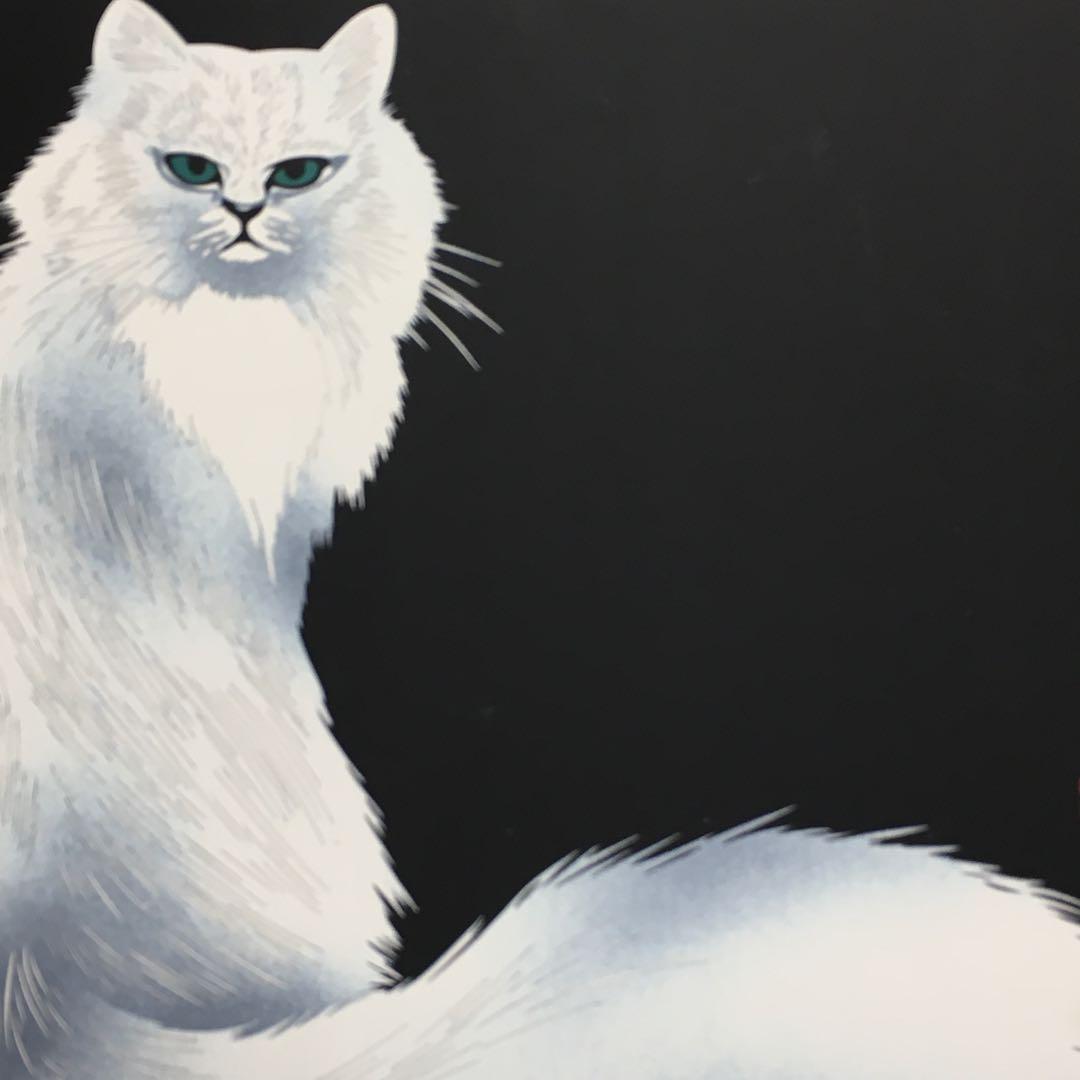 0624F 宮田雅之 白猫 W49.5*H55CM