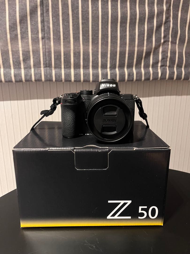 作画有　Nikon Z 50 16-50mm 付属品