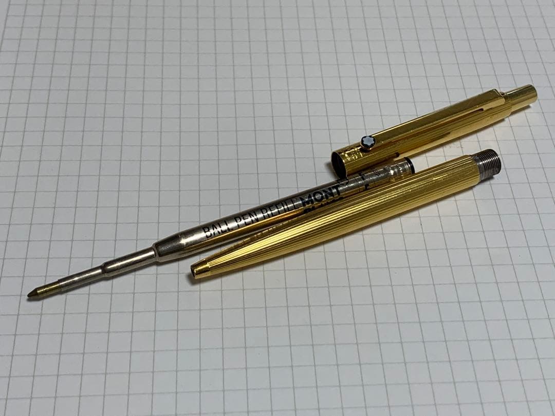 モンブラン S ライン No2947 20K金張　ボールペン　レア