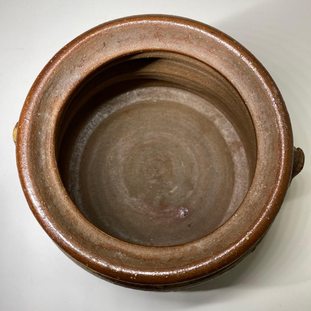 【茶道具】小西陶古造　備前水指（共箱）