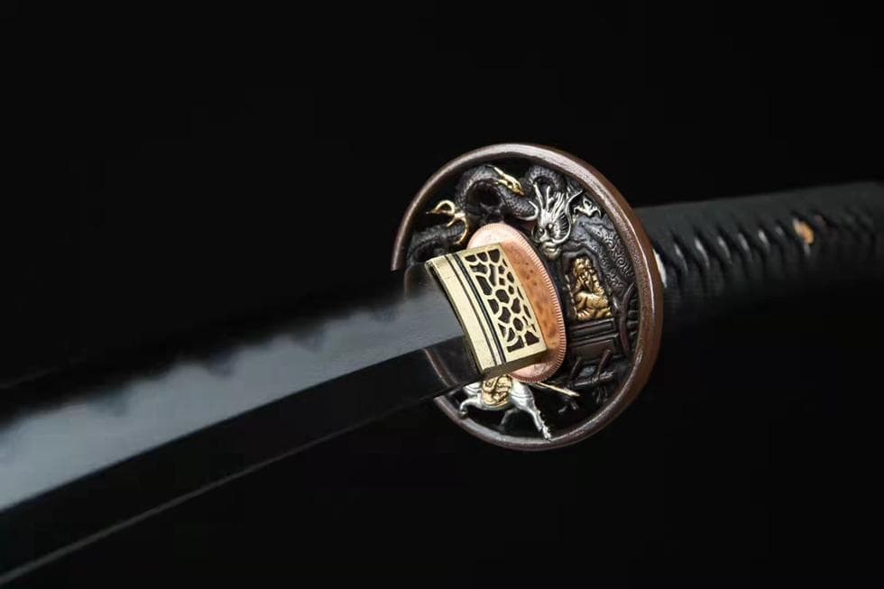 騰龍の神士 日本刀 模造刀 居合刀 武士道 武蔵 鑑賞用 手鍛造打