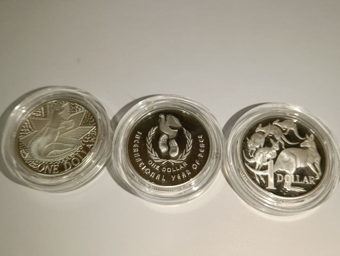 ☆【超レア物 超激安価格】☆ロイヤル・ミントMPN額面 1 ドル 循環認証未認証