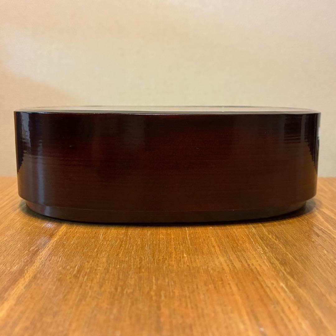 【新品】井川メンパ 望月 栄一作 静岡県指定郷土工芸品 楕円形 小判型