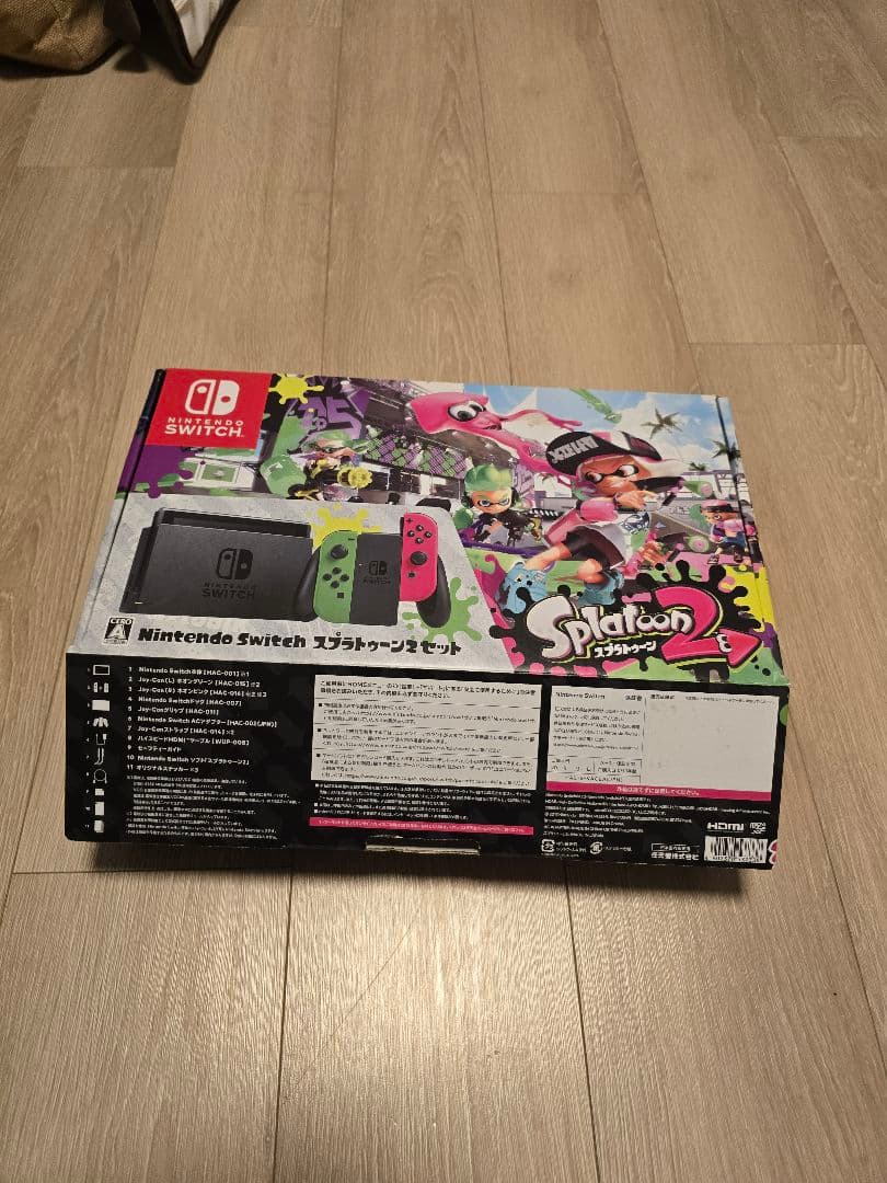 む*む様 値下げ！【箱付】ニンテンドースイッチ スプラトゥーン2セット 動作確認