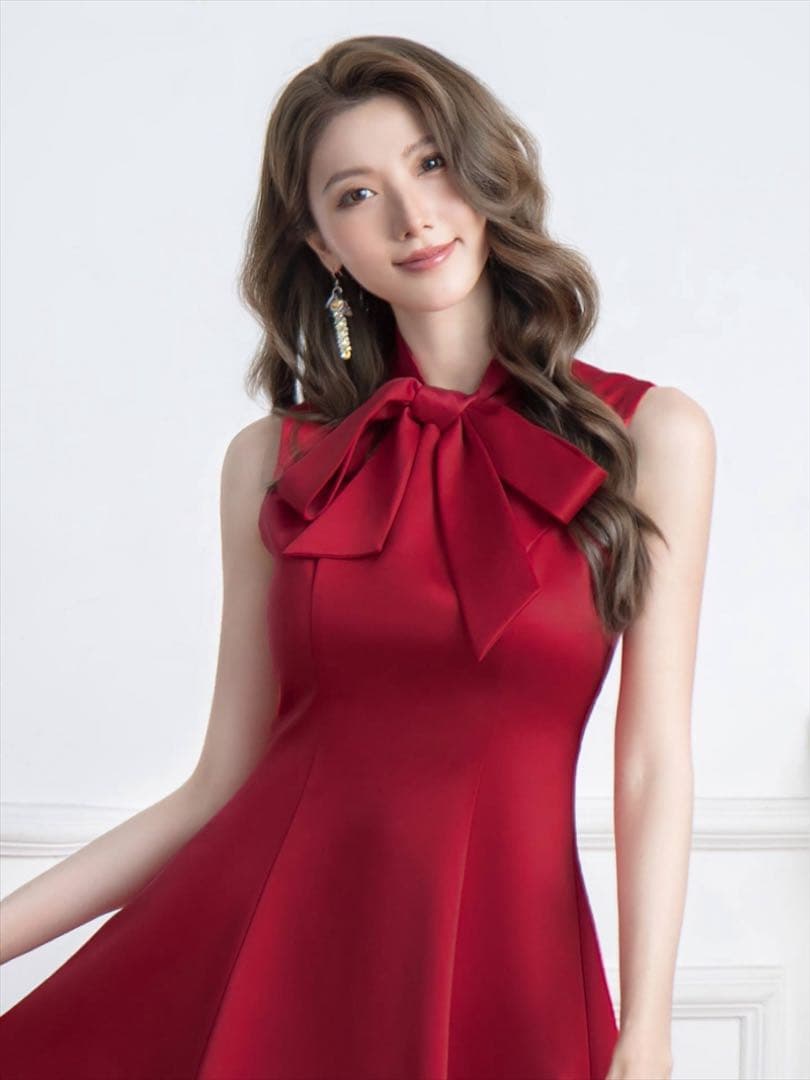 erukei ドレス　0 XS ワインレッド 銀座クチュール　セッタン