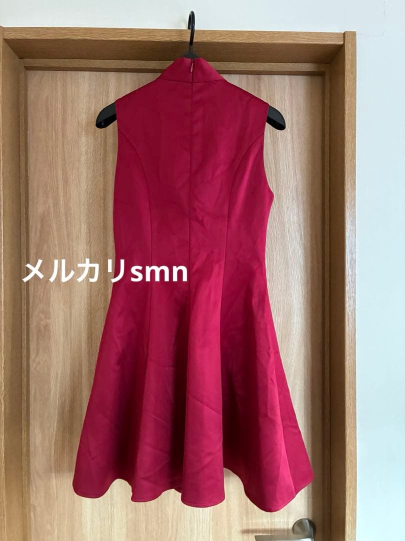 erukei ドレス　0 XS ワインレッド 銀座クチュール　セッタン