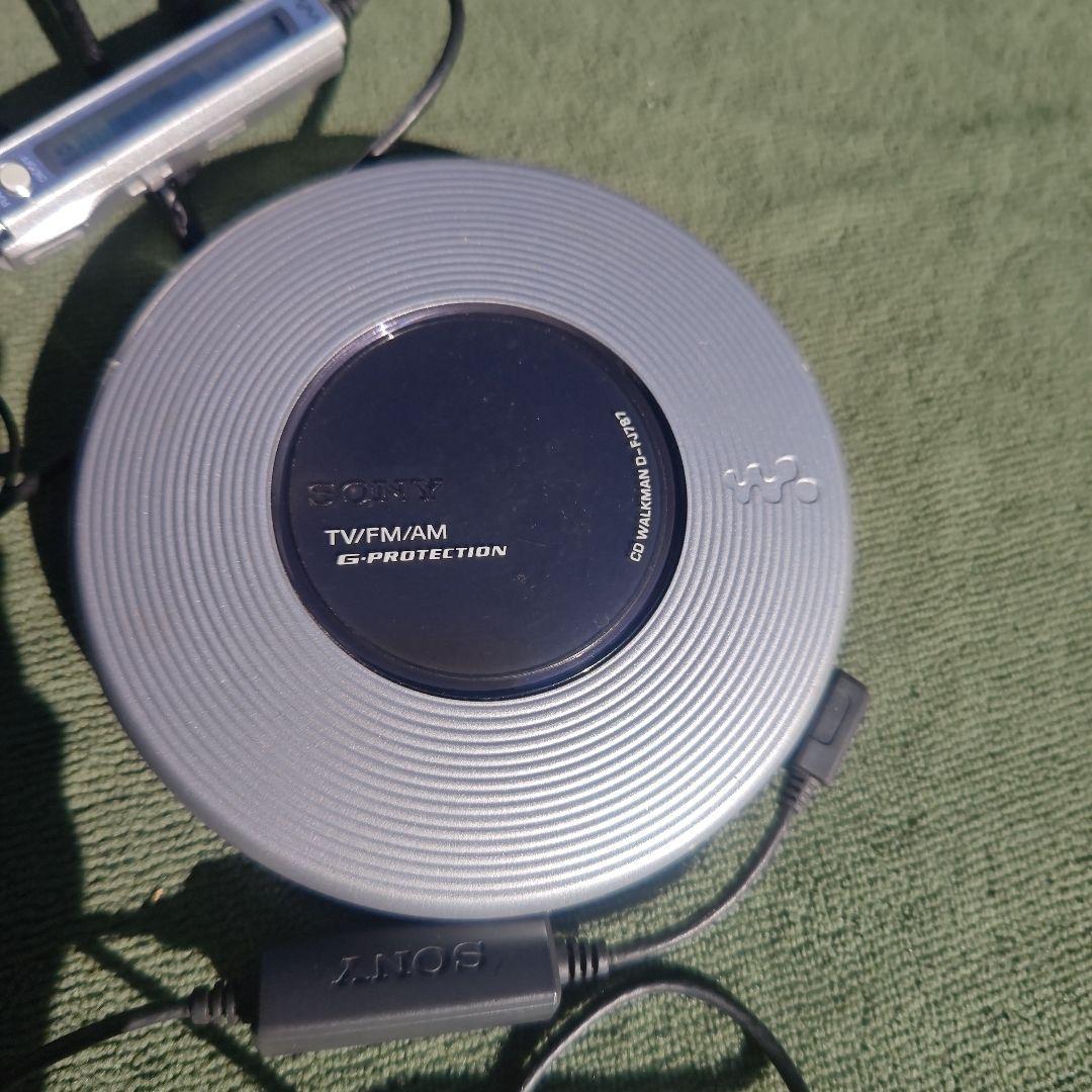 Sony ポータブルCD　TV AM FMラジオ プレーヤー D-FJ787