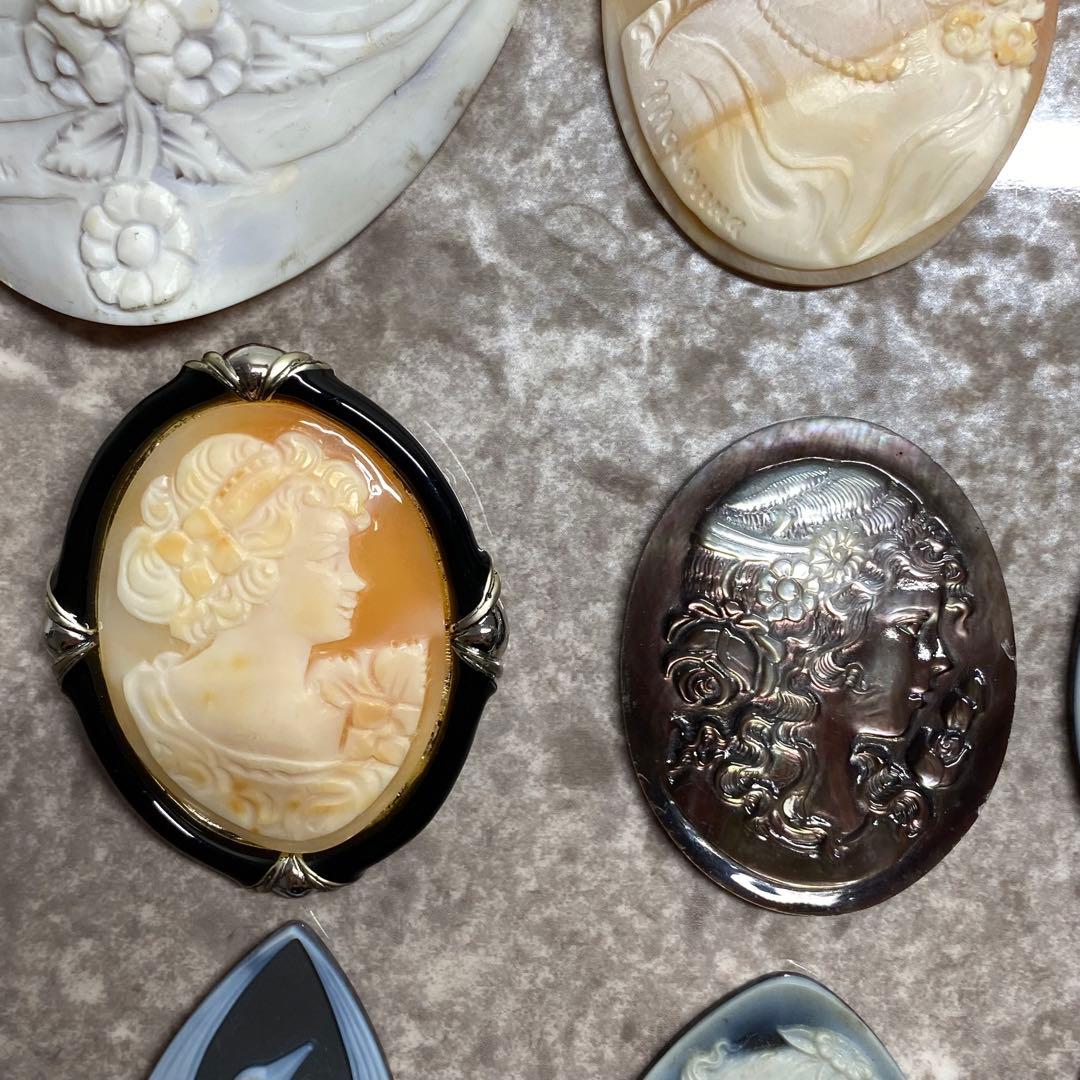 カメオ ヴィンテージ ストーンカメオ