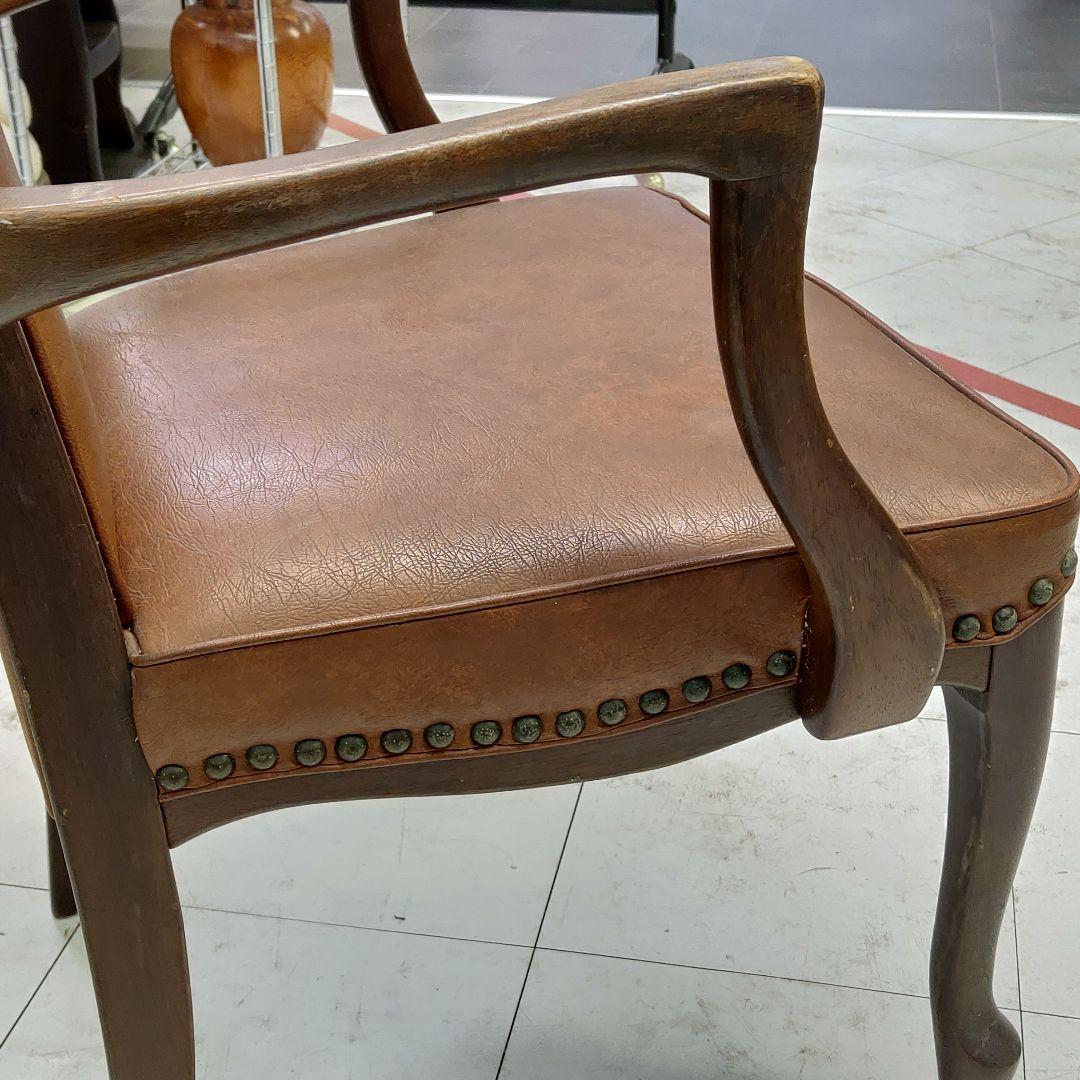 vintage 北欧レトロ マルニ 木製椅子 ダイニングチェア アームチェア