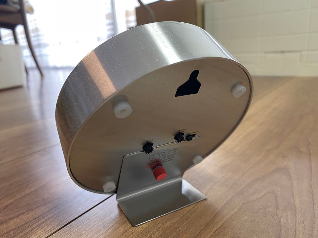 新品、未使用 モンディーン MONDAINE 置き時計 掛け時計兼用 125㎜