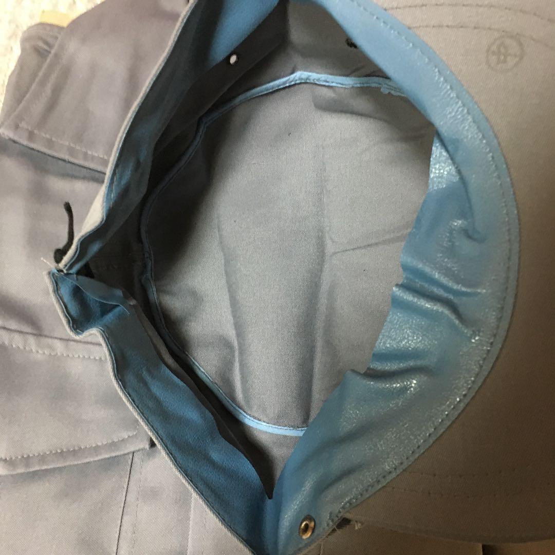 ☆195 ②国鉄浜松工事内 浜松交通機械（株）作業着長袖 上下 帽子 3点セット