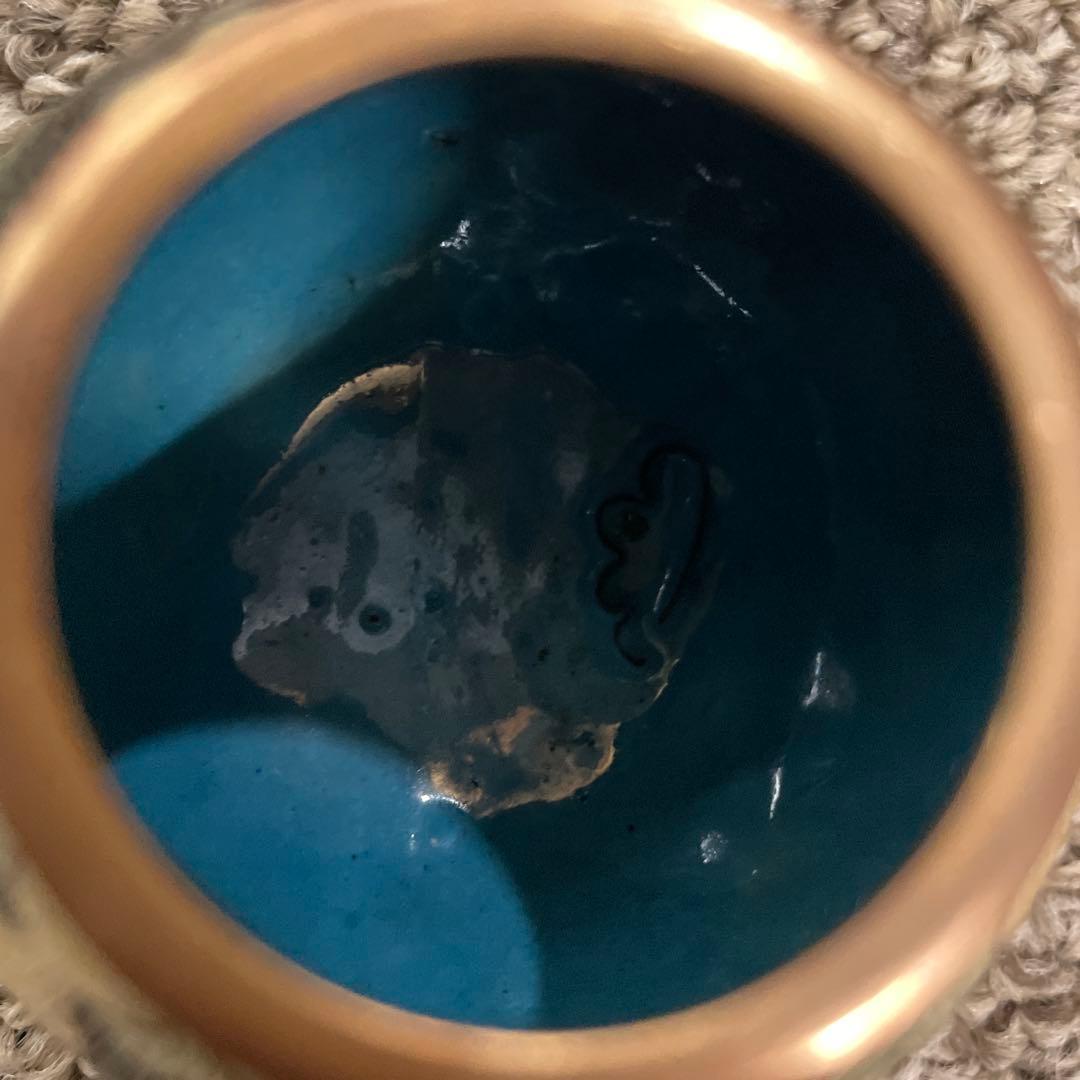 中国美術品　骨董品　瓢箪　ひょうたん 蝶々　台座付き