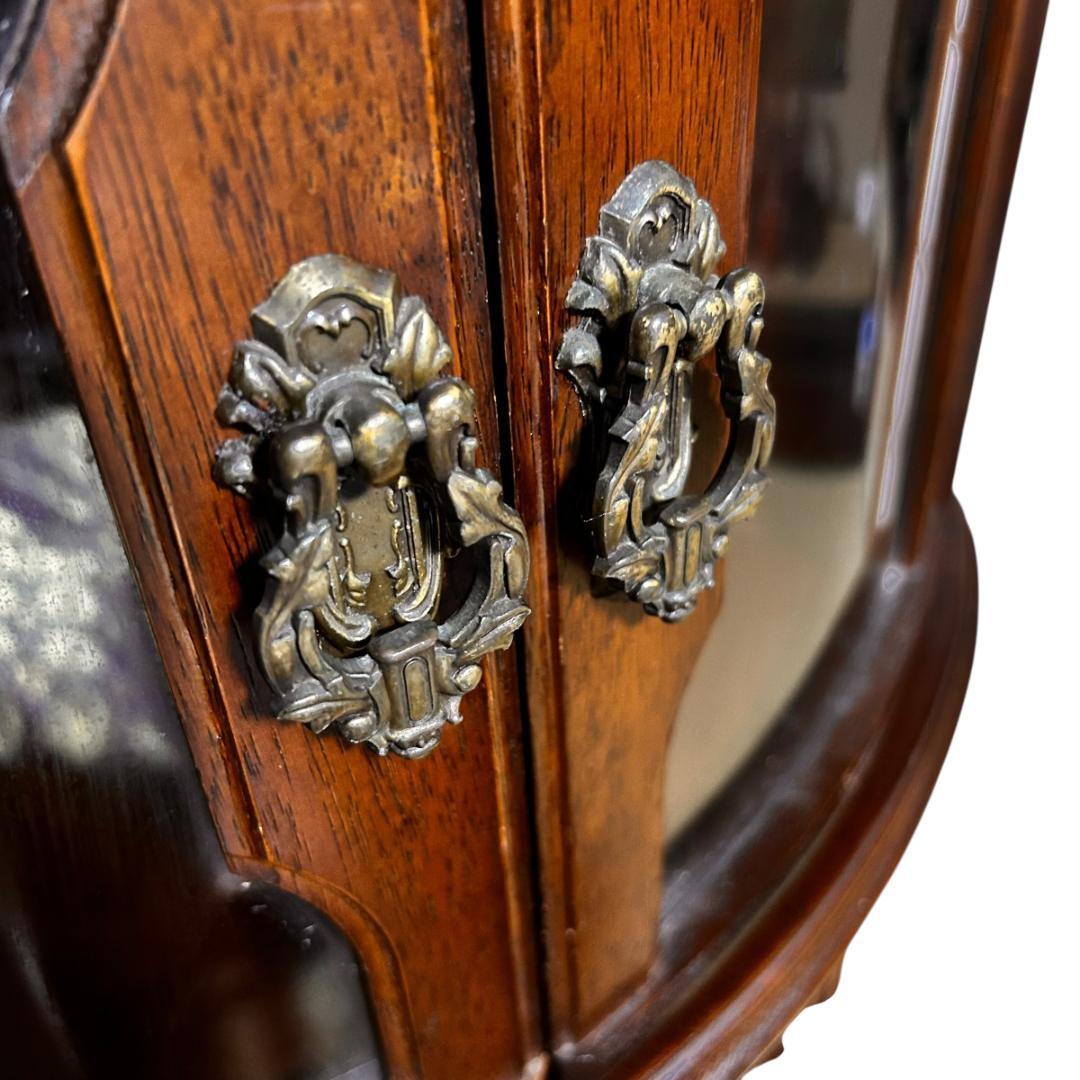 綾野製作所 アヤノクラフト コーナーキャビネット 木製3段 ダークブラウン