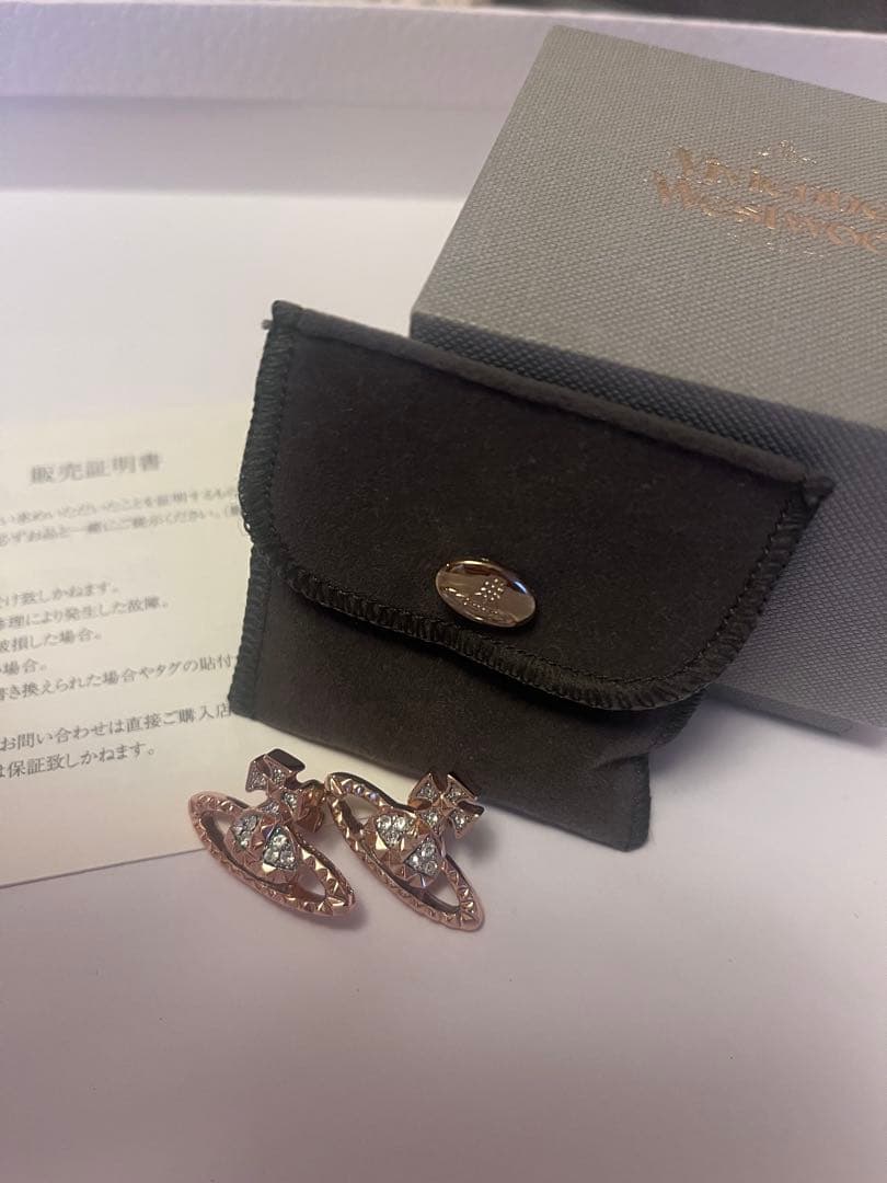 ヴィヴィアンウエストウッド Mayfair Bas Relief ピアス付属品付