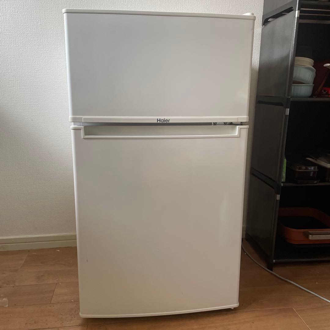 haier ホワイト冷蔵庫！