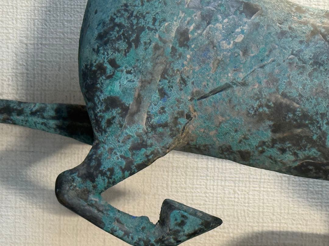 中国　青銅器　馬　台付　古代銅器　送料込み251101