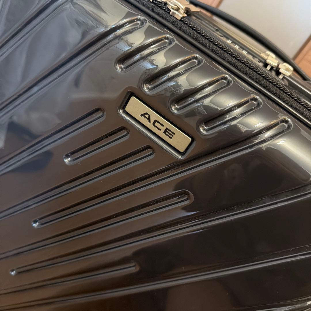 新品未使用 おしゃれ ACE ブラック キャリーケース 機内持ち込みサイズ
