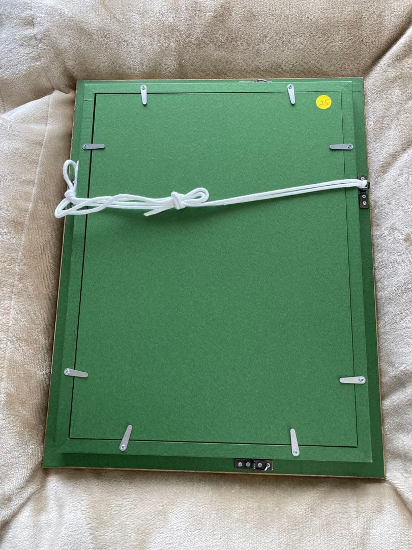 日本画「白い花」