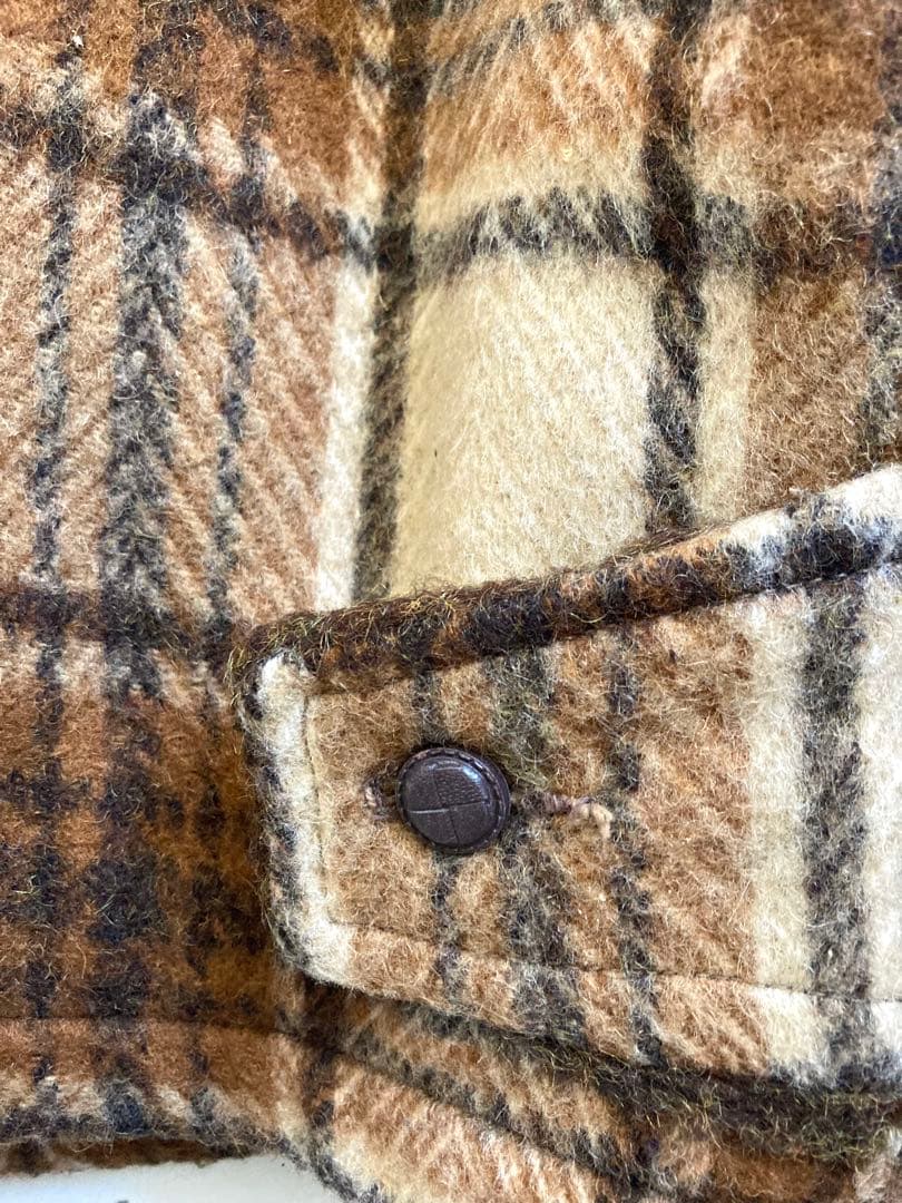 60’sヴィンテージ★TOWNCRAFT by PennysウールチェックJKT