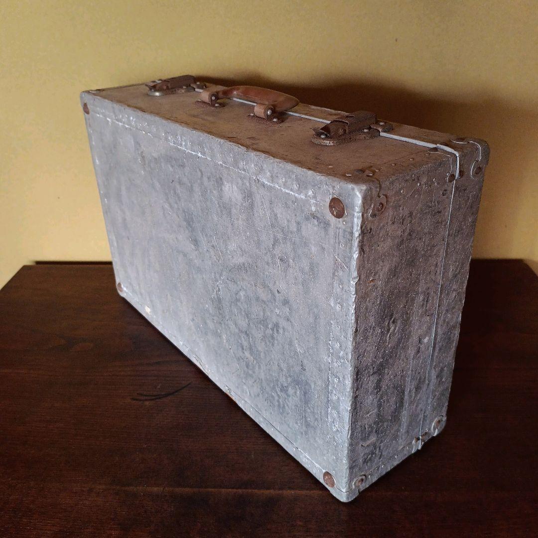 【希少】ヴィンテージ FUJI ELECTRIC アルミトランク レトロ 古道具