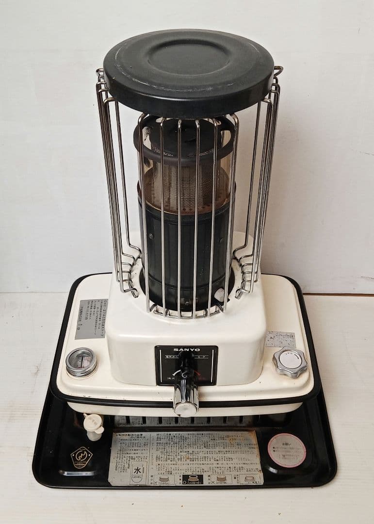 【美品】SANYO OHC-27AC 石油ストーブ ガード付き