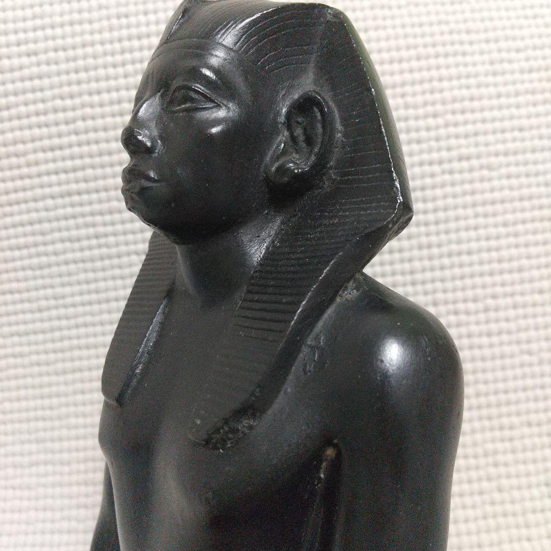 ルーブル美術館ムラージュ工房製／アメンエムハト3世／ファラオ像 24cm