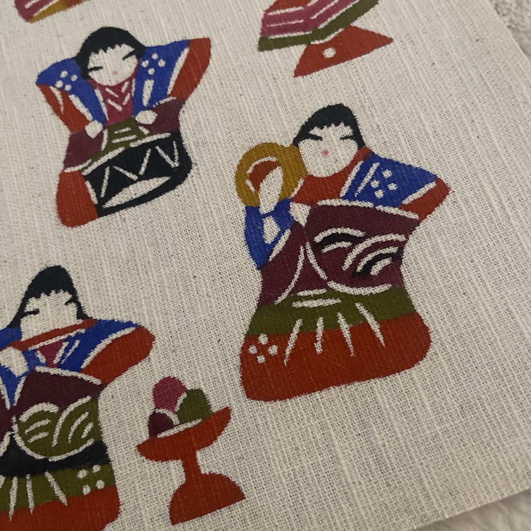 柚木沙弥郎 ひな祭り 染絵 型絵染 型染 民芸 タペストリー テキスタイル