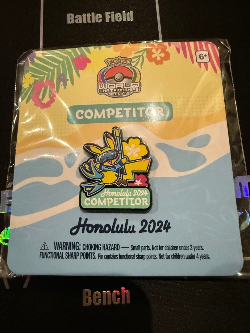 ポケモン　WCS 2024 選手限定　ウェルカムキット　ピンバッジ