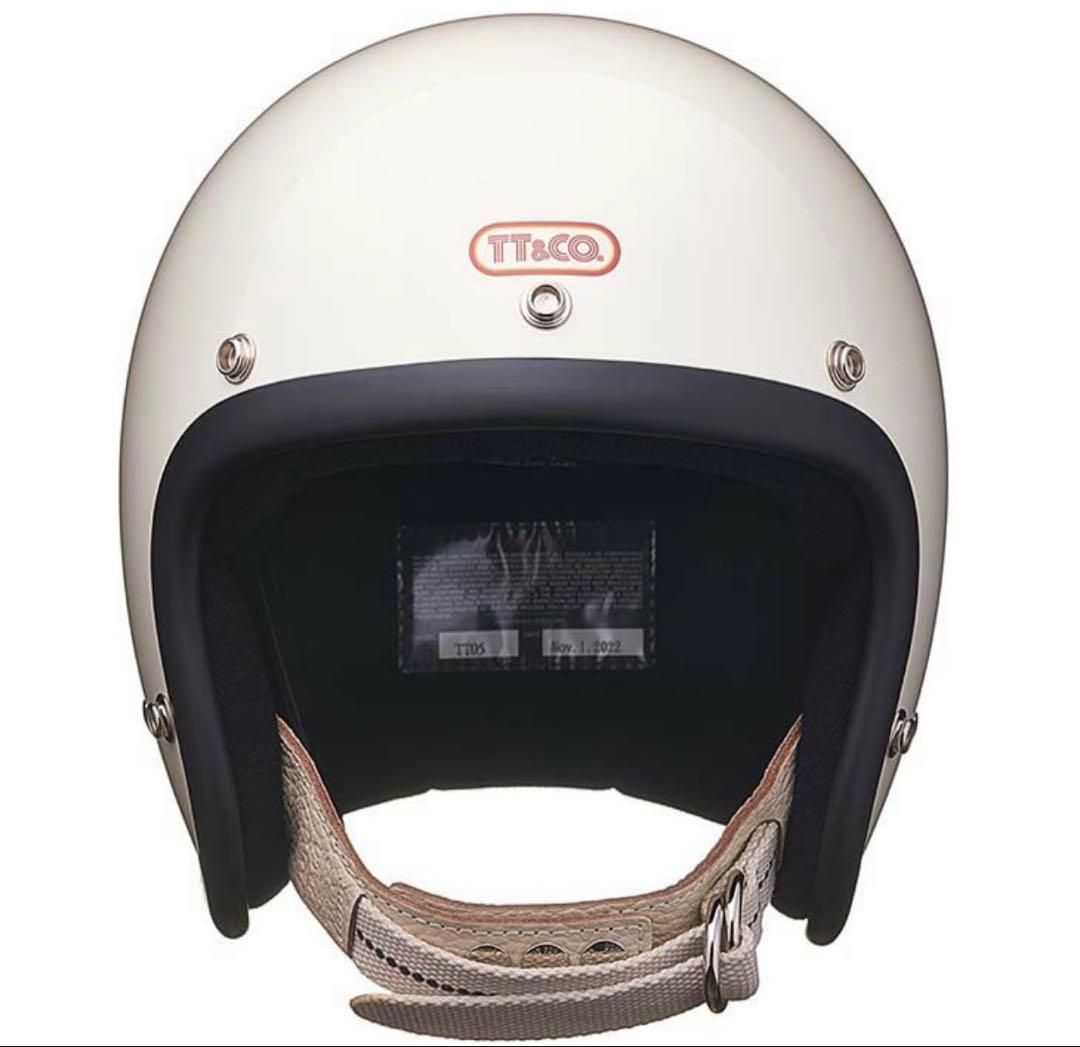 tt&co ヘルメット　スーパーマグナム　アイボリー　ハーレー　Lサイズ